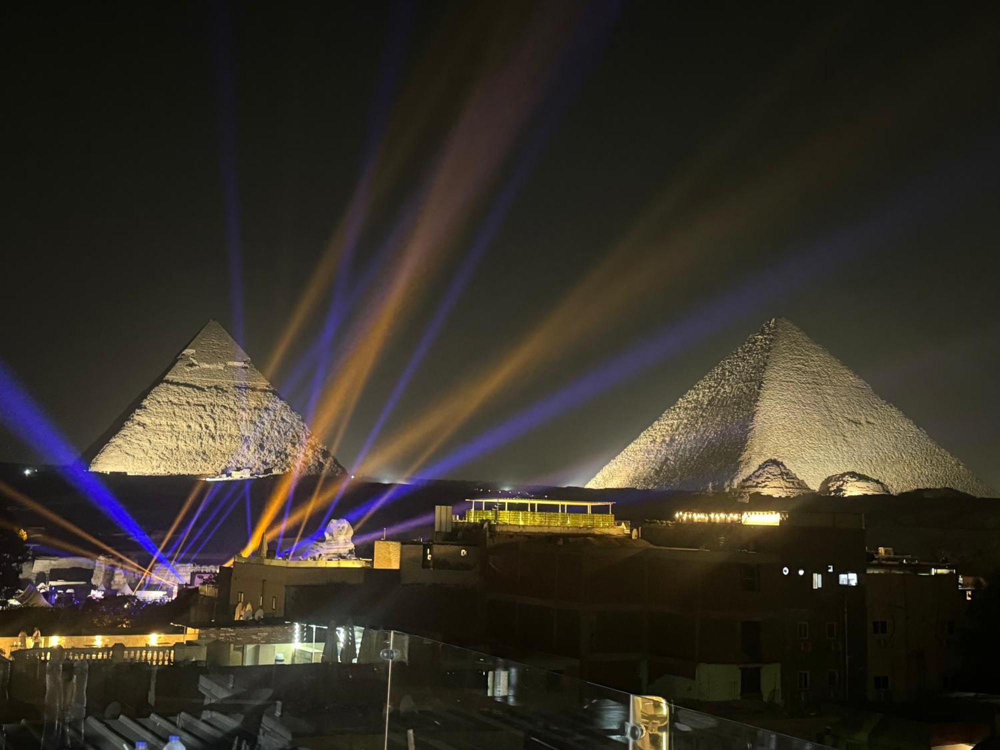 Pyramids And Sphinx Hotel Kafret el-Gabal Eksteriør billede