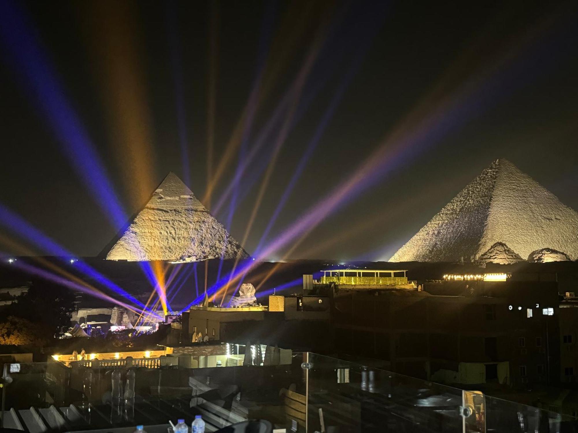 Pyramids And Sphinx Hotel Kafret el-Gabal Eksteriør billede