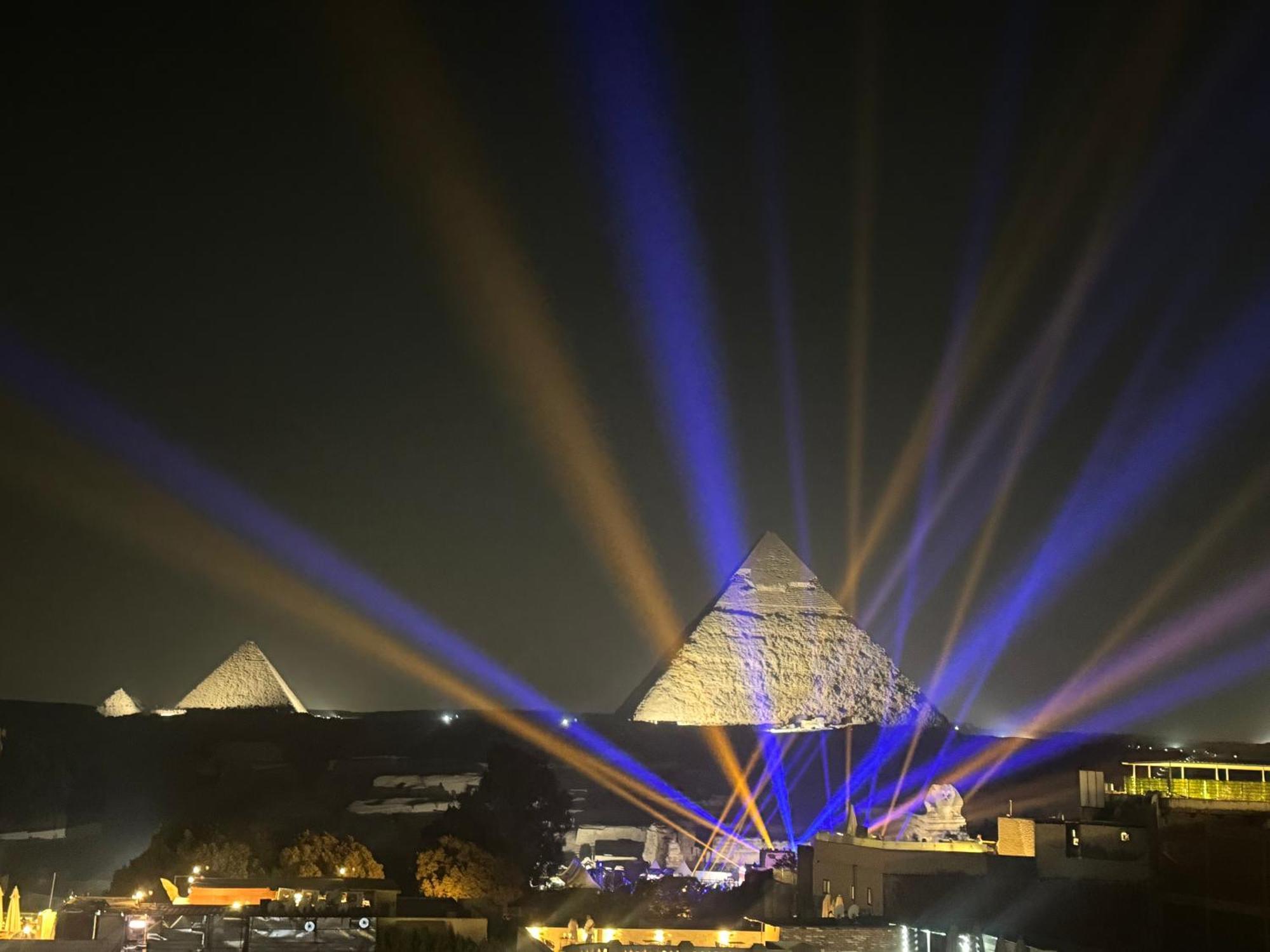 Pyramids And Sphinx Hotel Kafret el-Gabal Eksteriør billede